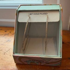 14K Gold Plated Hoop Earrings